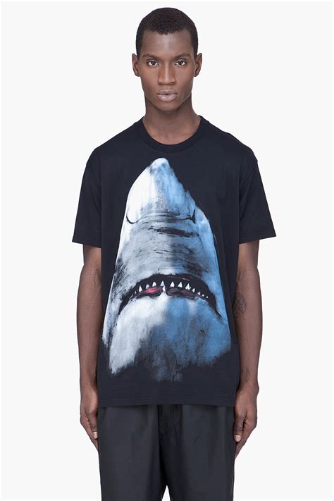 Givenchy shark print t shirts